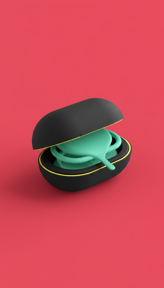 Menstrual Cup With Sporty Hard Case